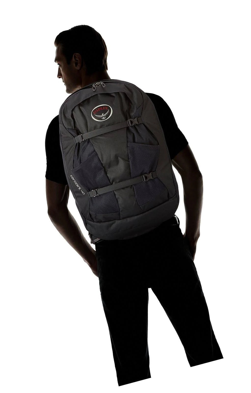 Volcanic Grey Medium Large Travel Backpack A6097