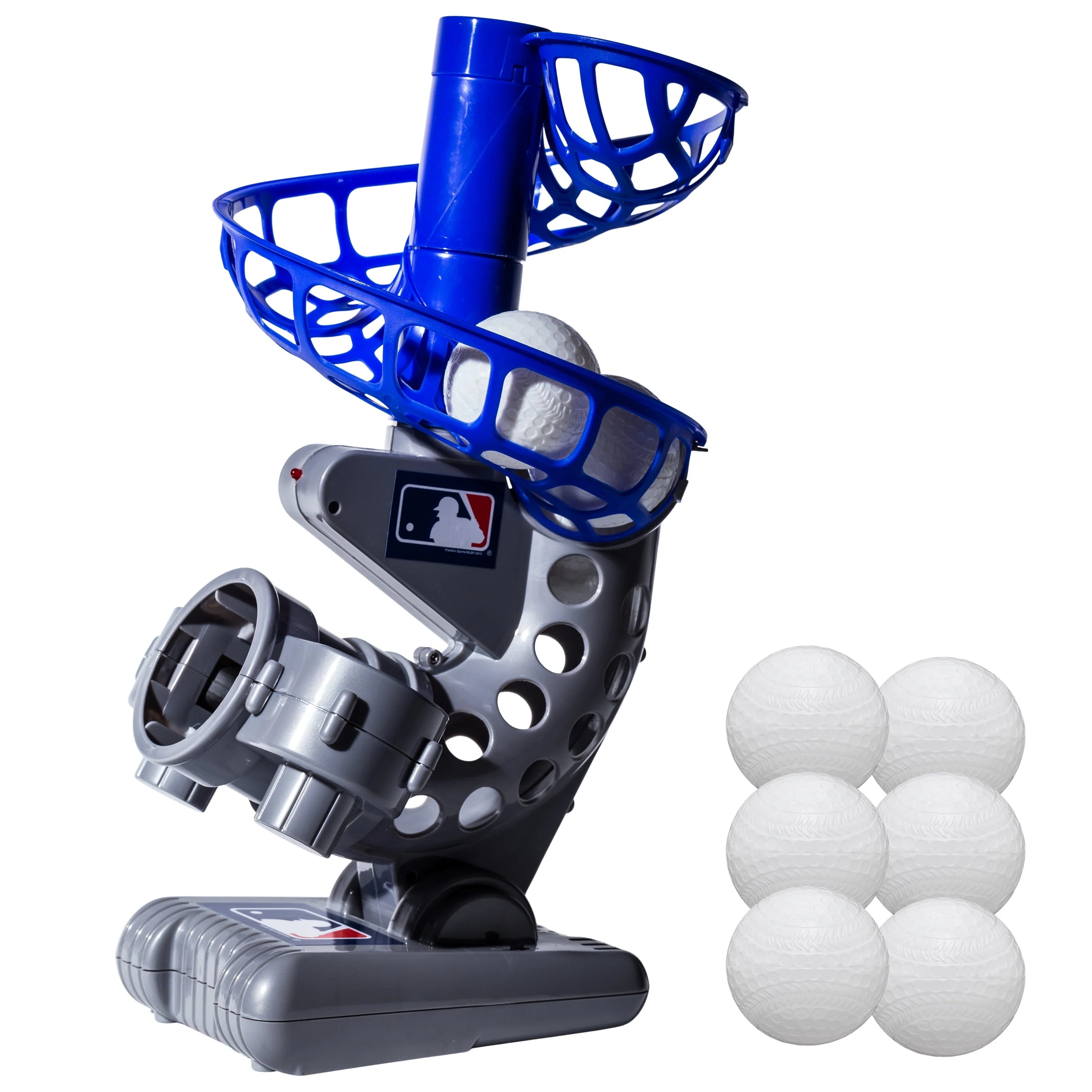 Kids Baseball Pitching Machine Height Adjustable with 6 Plastic Balls R654
