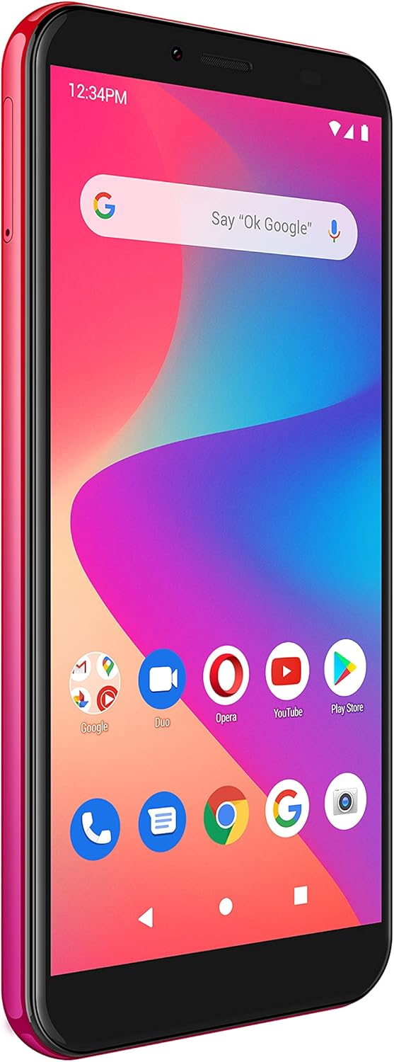 Red 5.5" HD+ Display 32 GB Unlocked Smartphone J273
