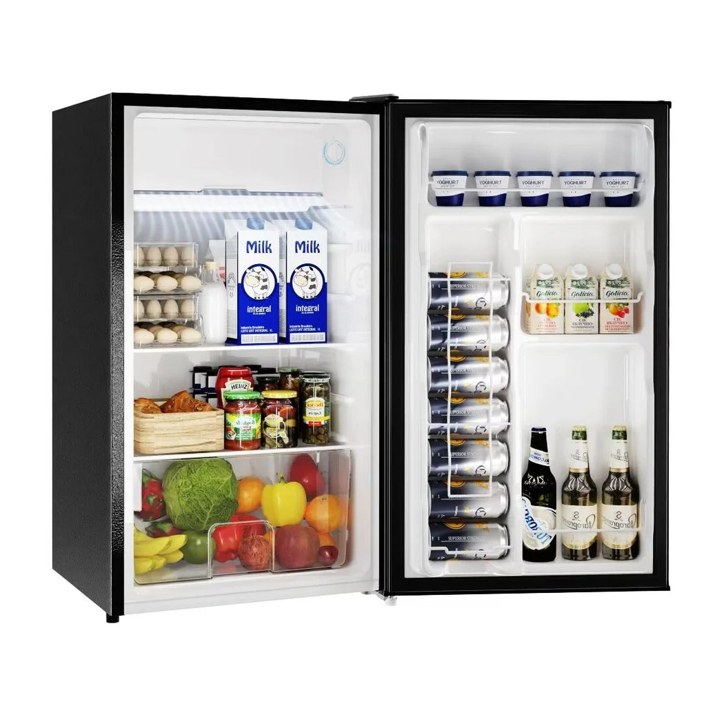 Black 3.2 Cu.Ft Mini Fridge with Reversible Door Q39407