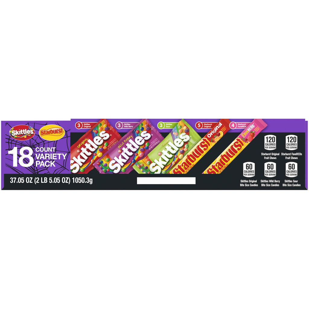 18 Count Mixed Chewy Candy Variety Pack O967307