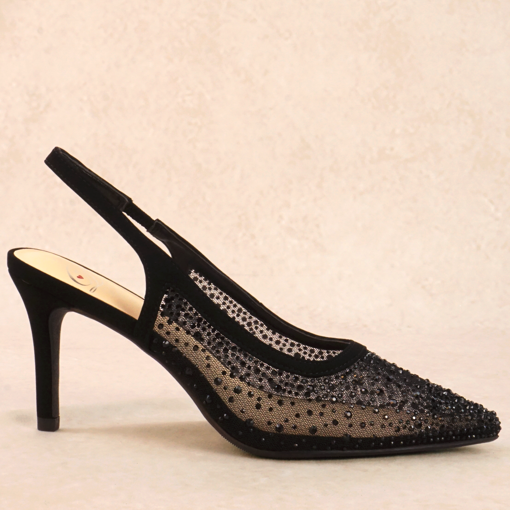 Nessa Rhinestone Stiletto Heels