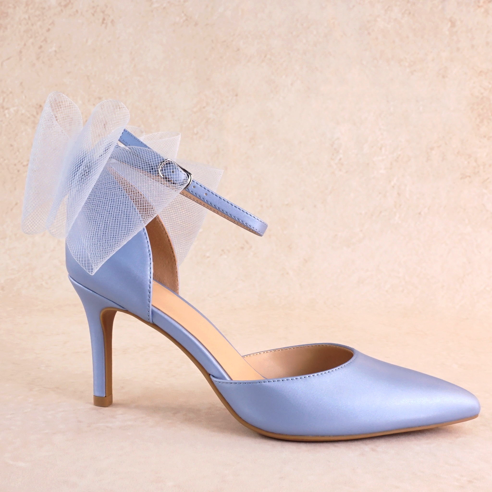 Karmen Pointed Toe Stiletto with Bow