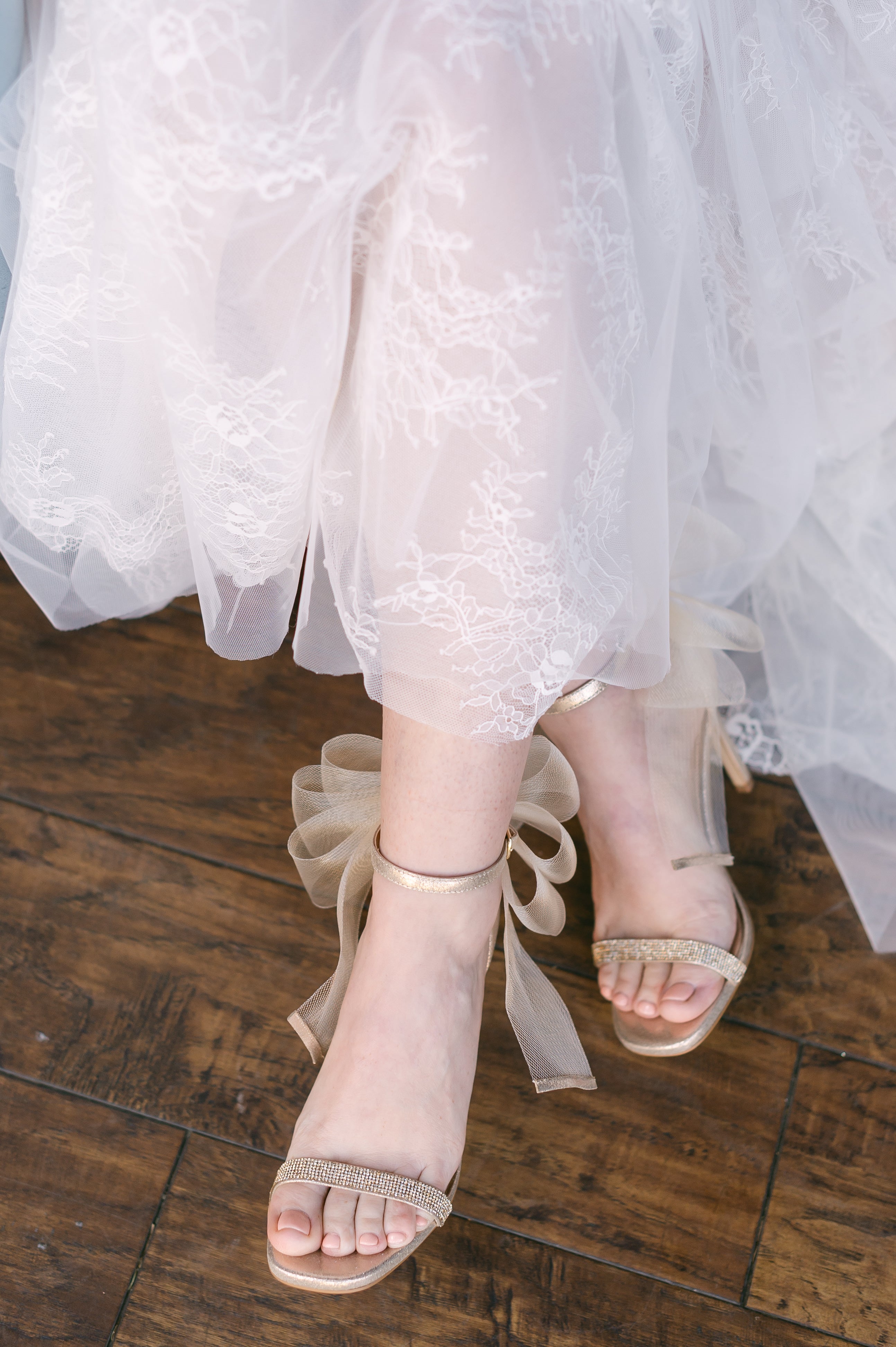 Citron High Stiletto Heels with Bow and Rhinestones