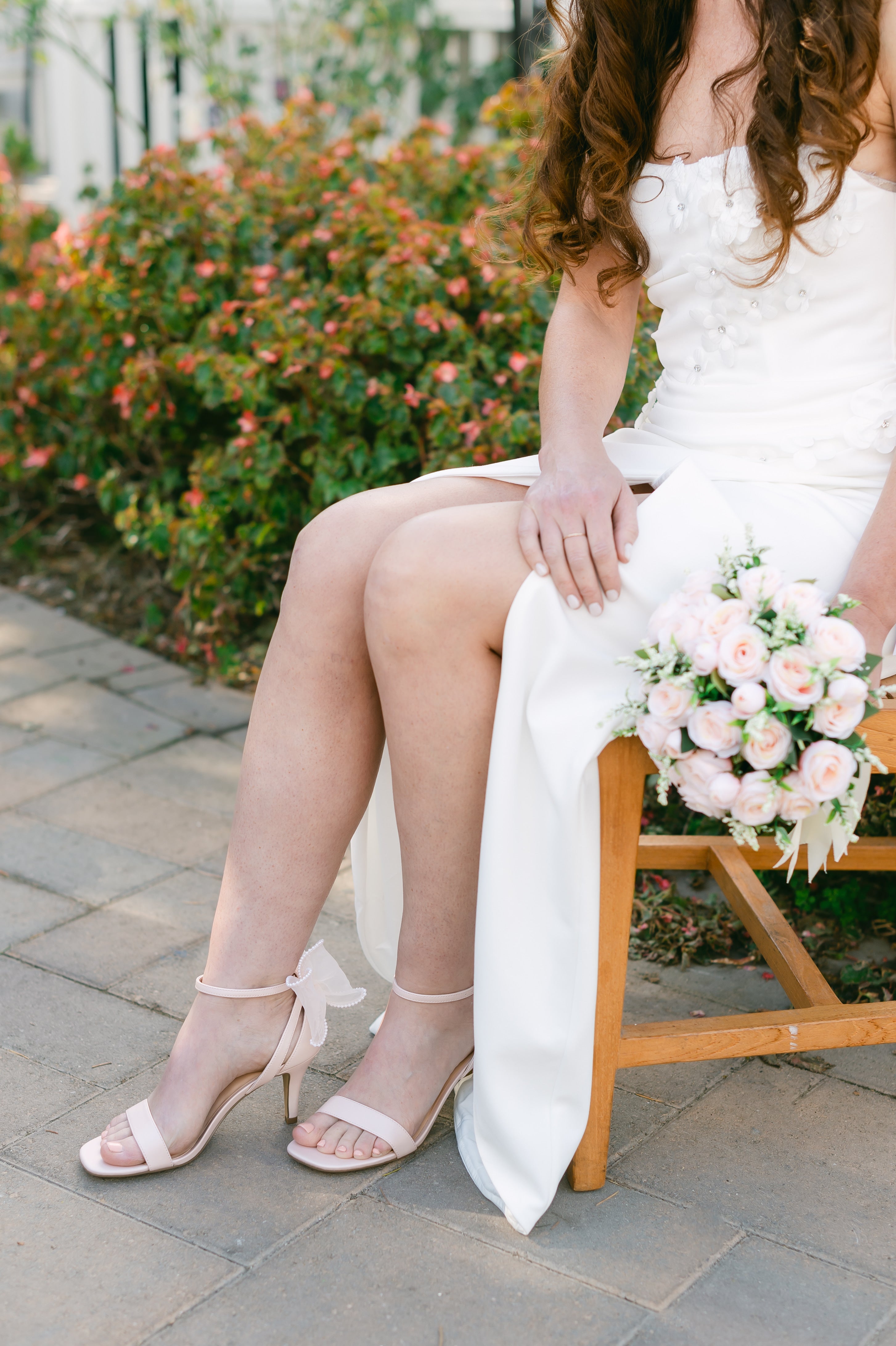 Dericia Stiletto Heels with Bow