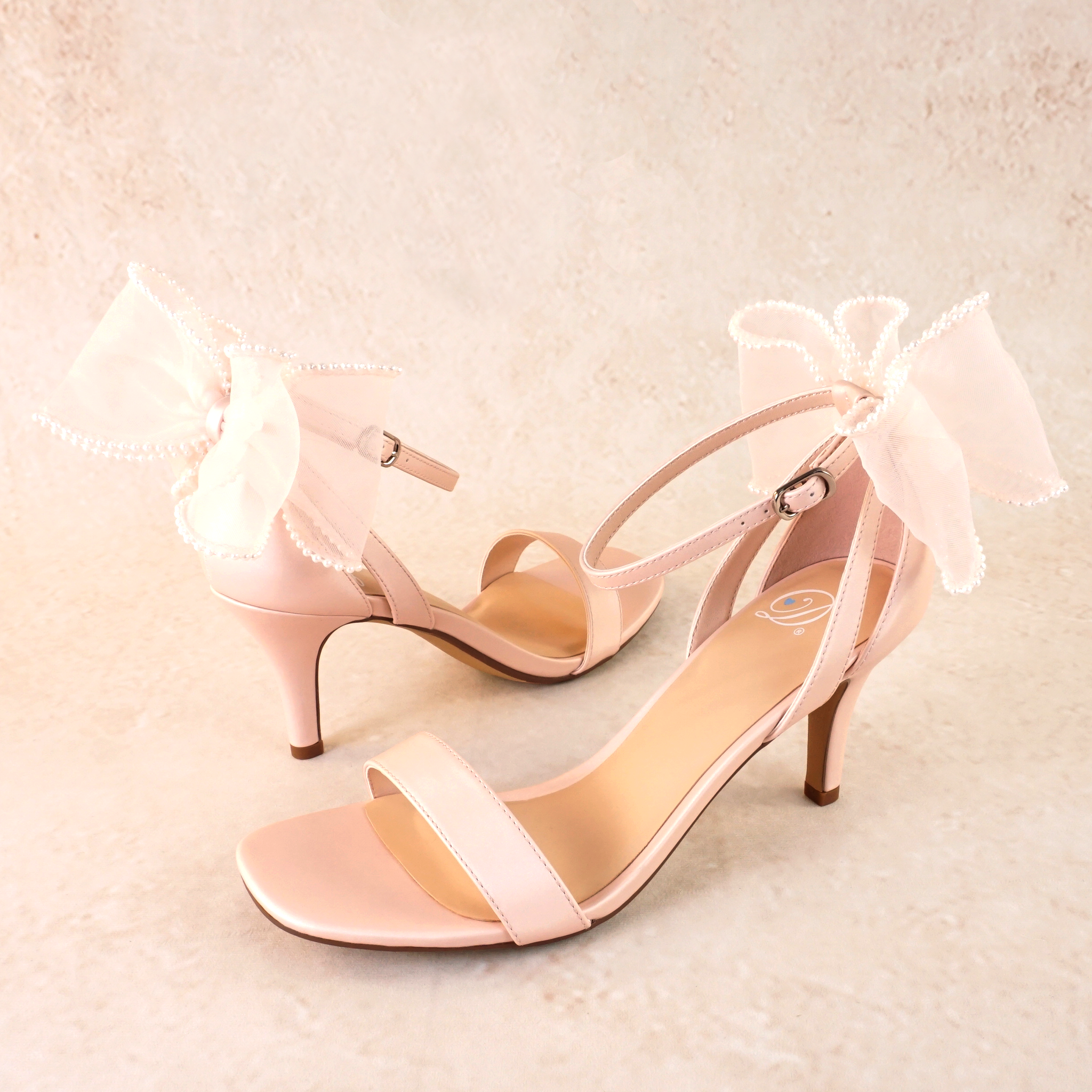 Dericia Stiletto Heels with Bow