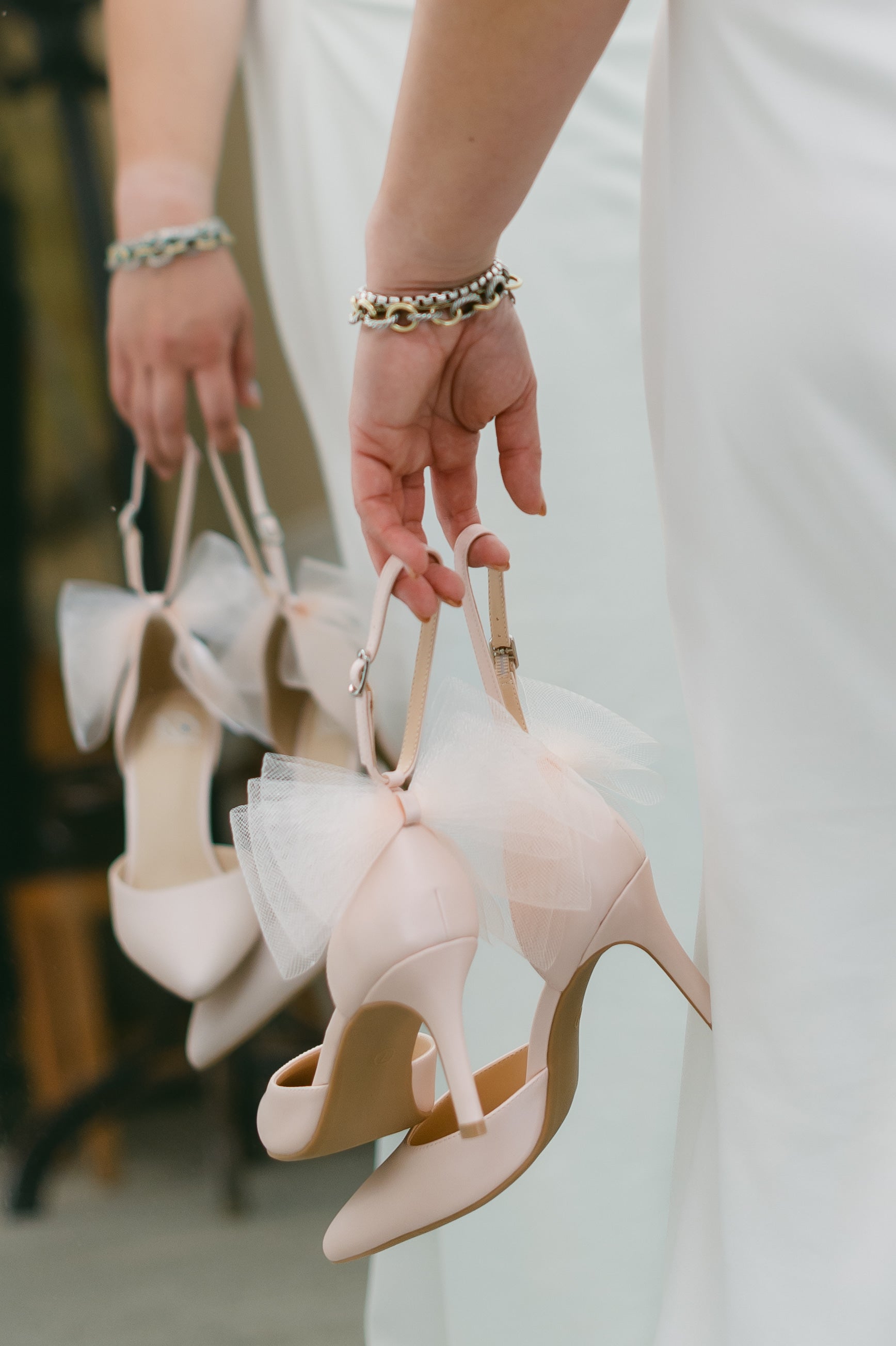 Karmen Pointed Toe Stiletto with Bow