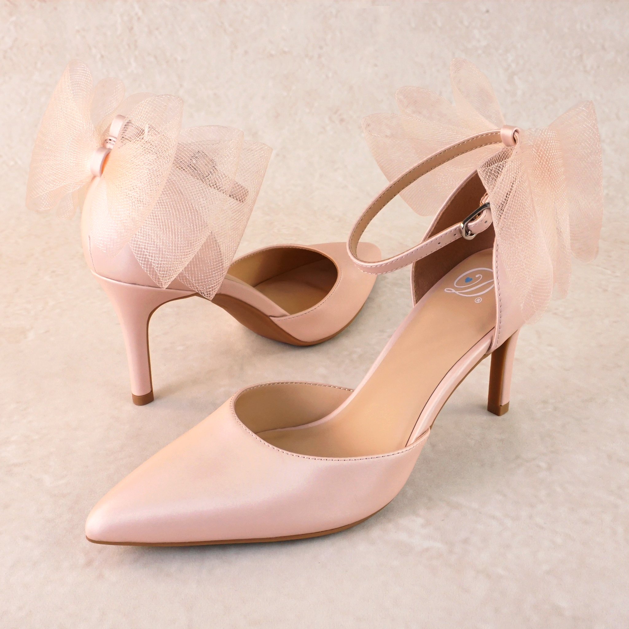 Karmen Pointed Toe Stiletto with Bow