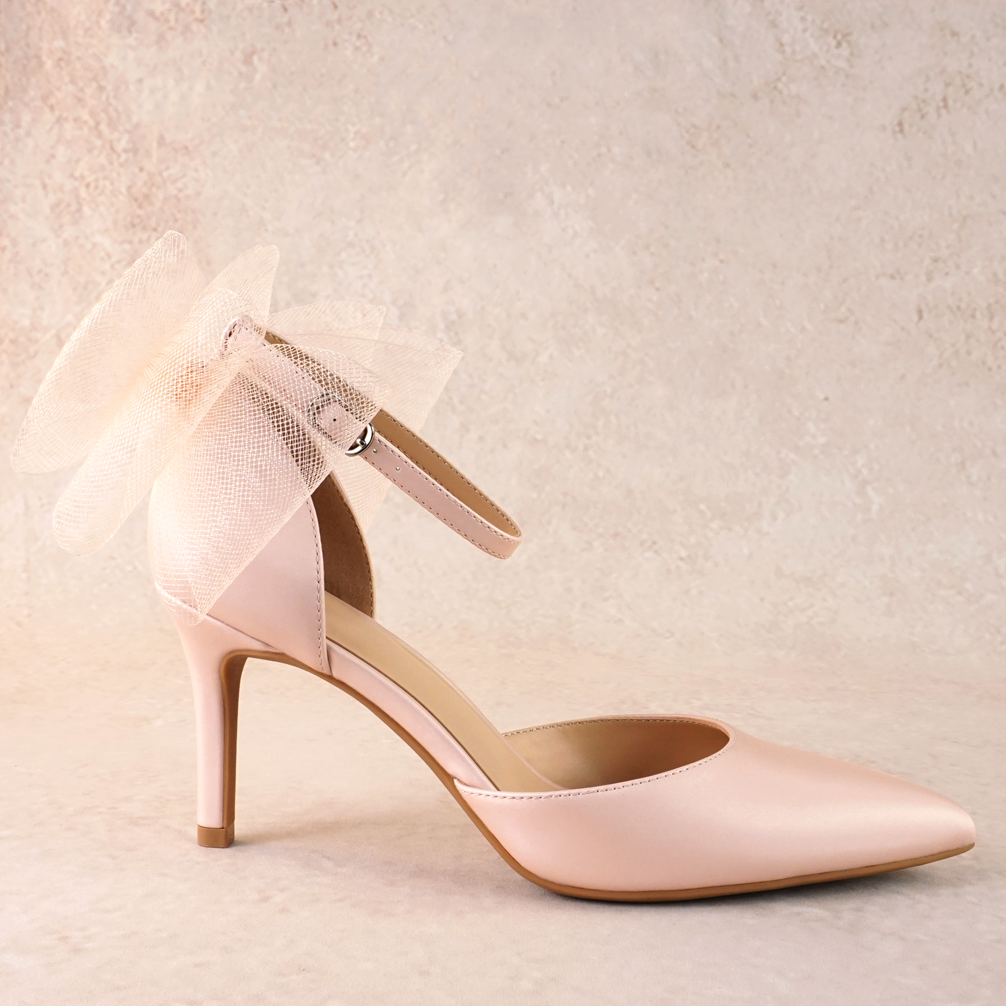 Karmen Pointed Toe Stiletto with Bow