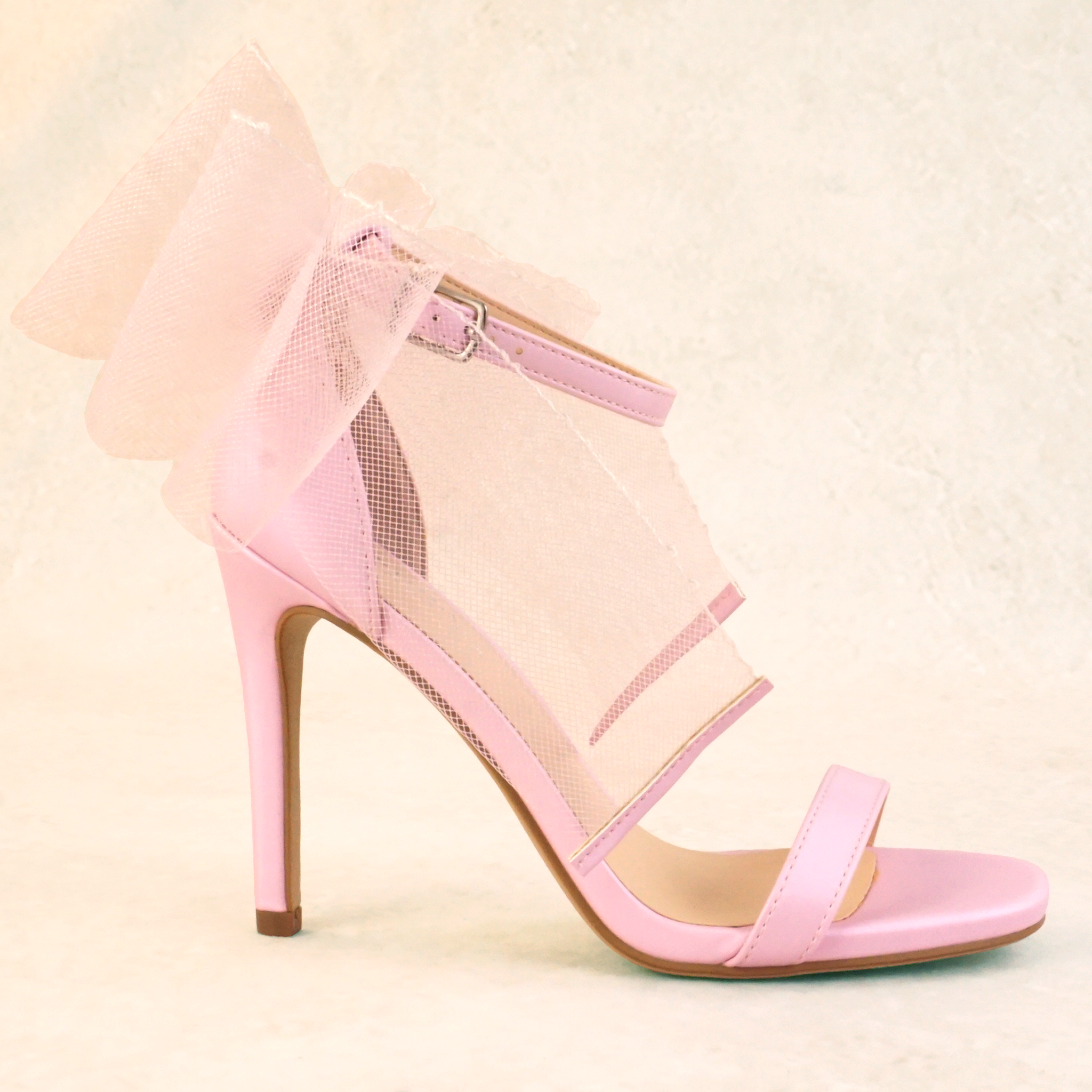 Cottage High Stiletto Bow Heels