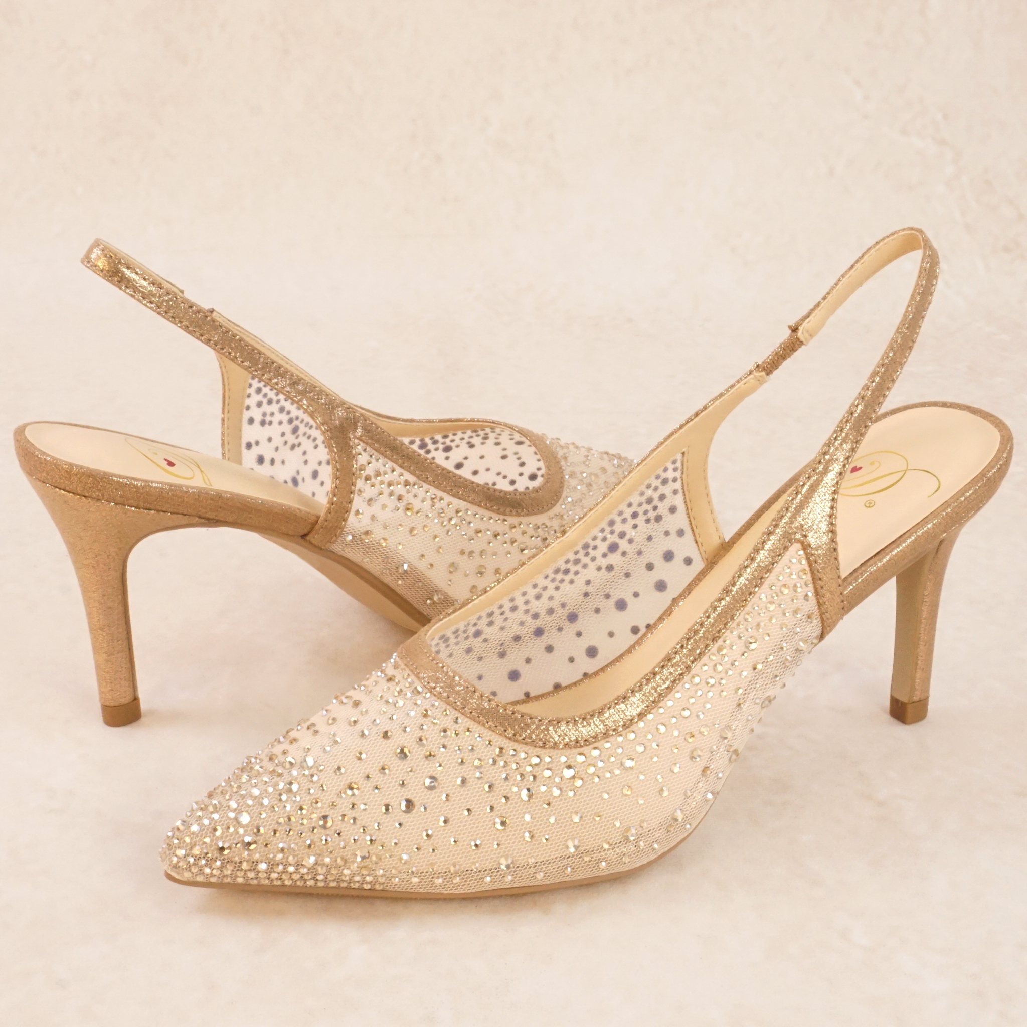 Nessa Rhinestone Stiletto Heels