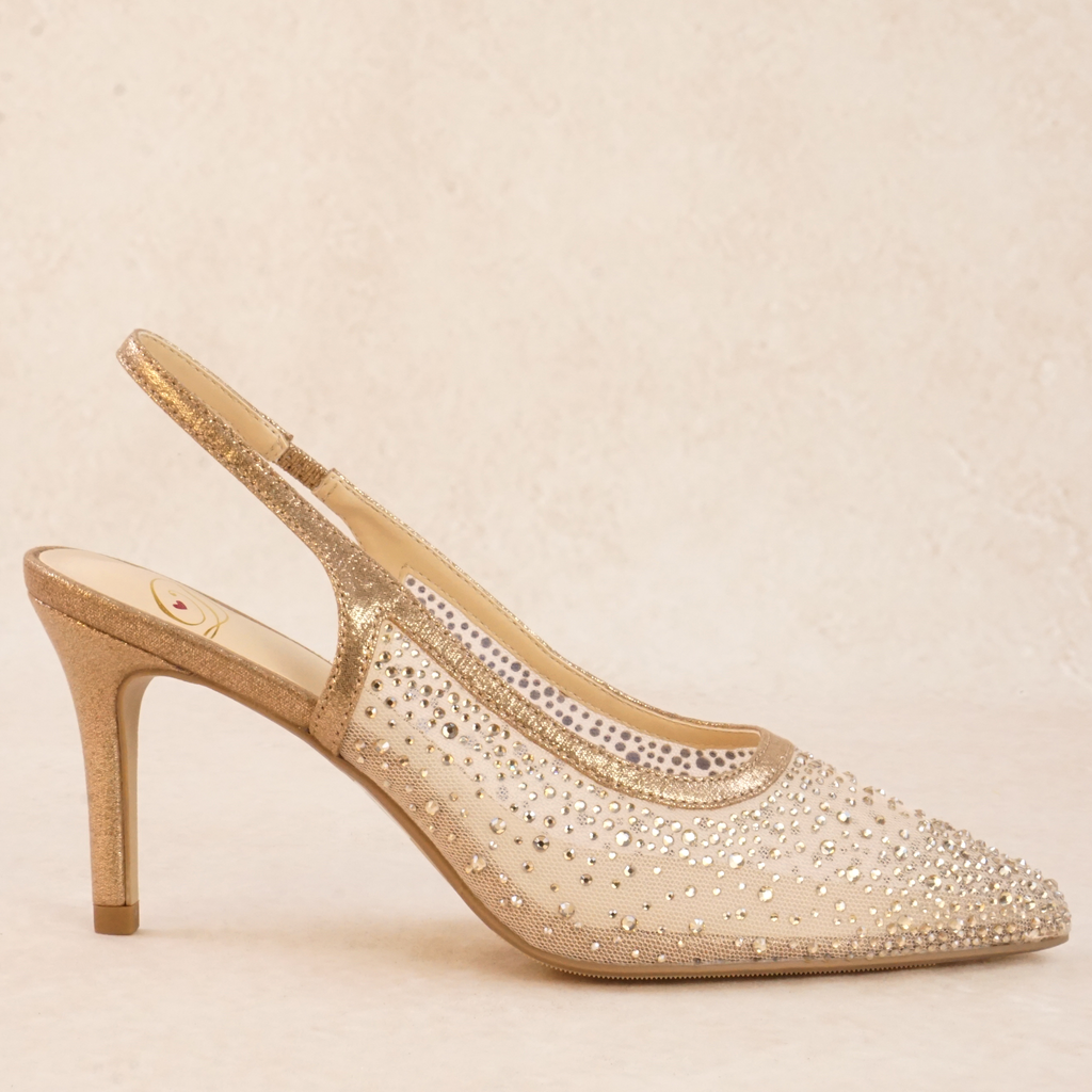 Nessa Rhinestone Stiletto Heels