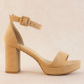 Century Nubuck High Block Heels