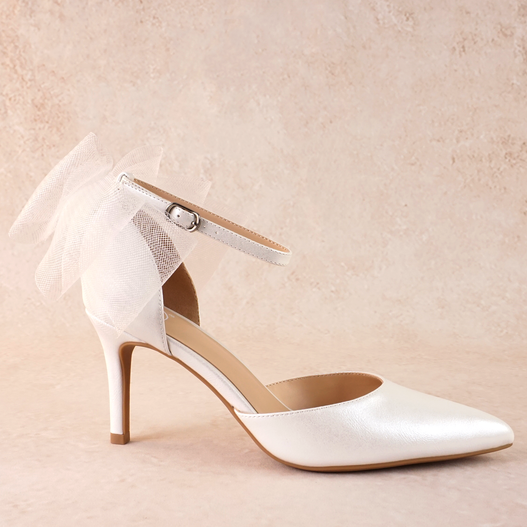 Karmen Pointed Toe Stiletto with Bow