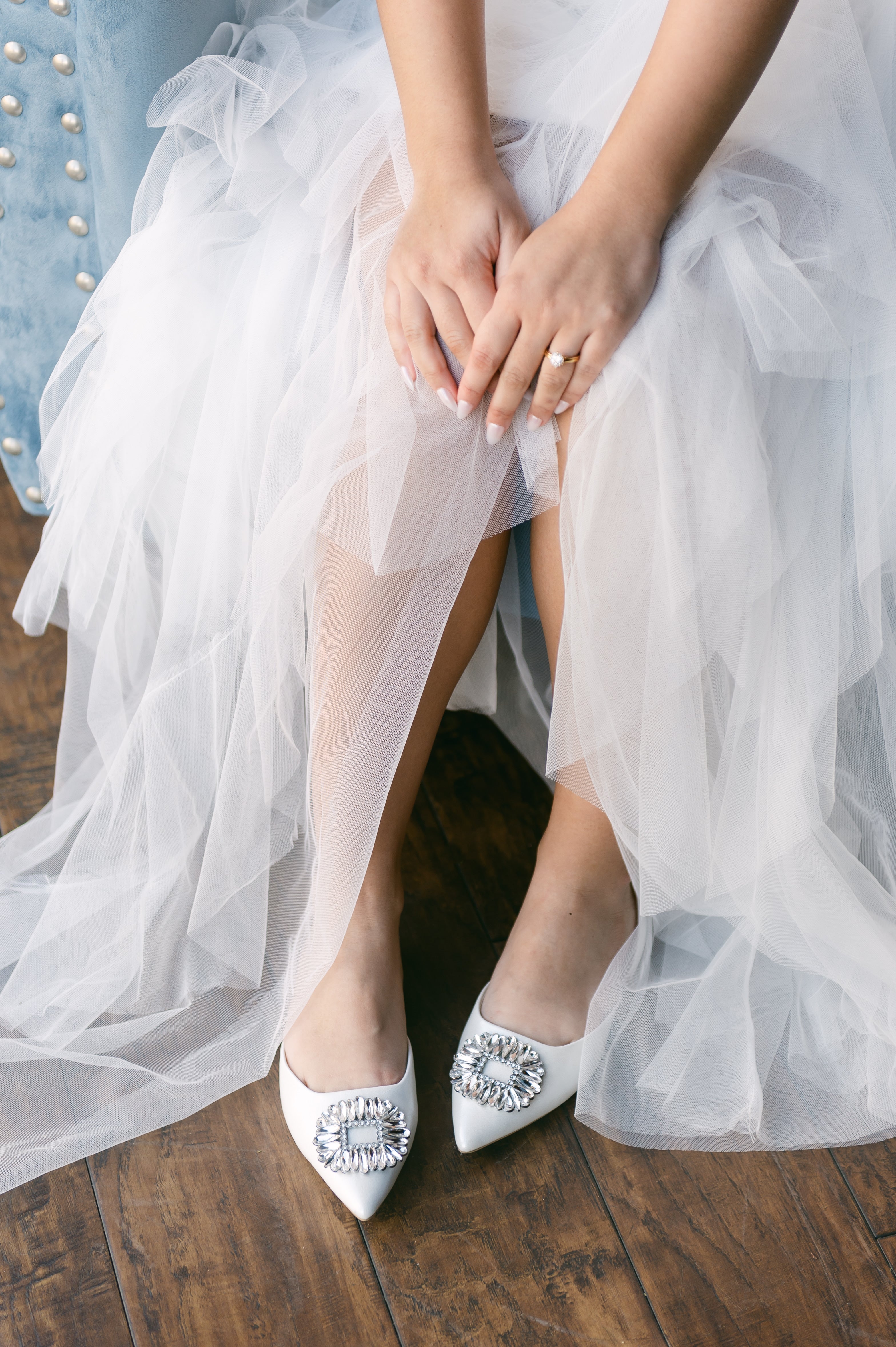 Tint Flat Shoes with Rhinestone Detail