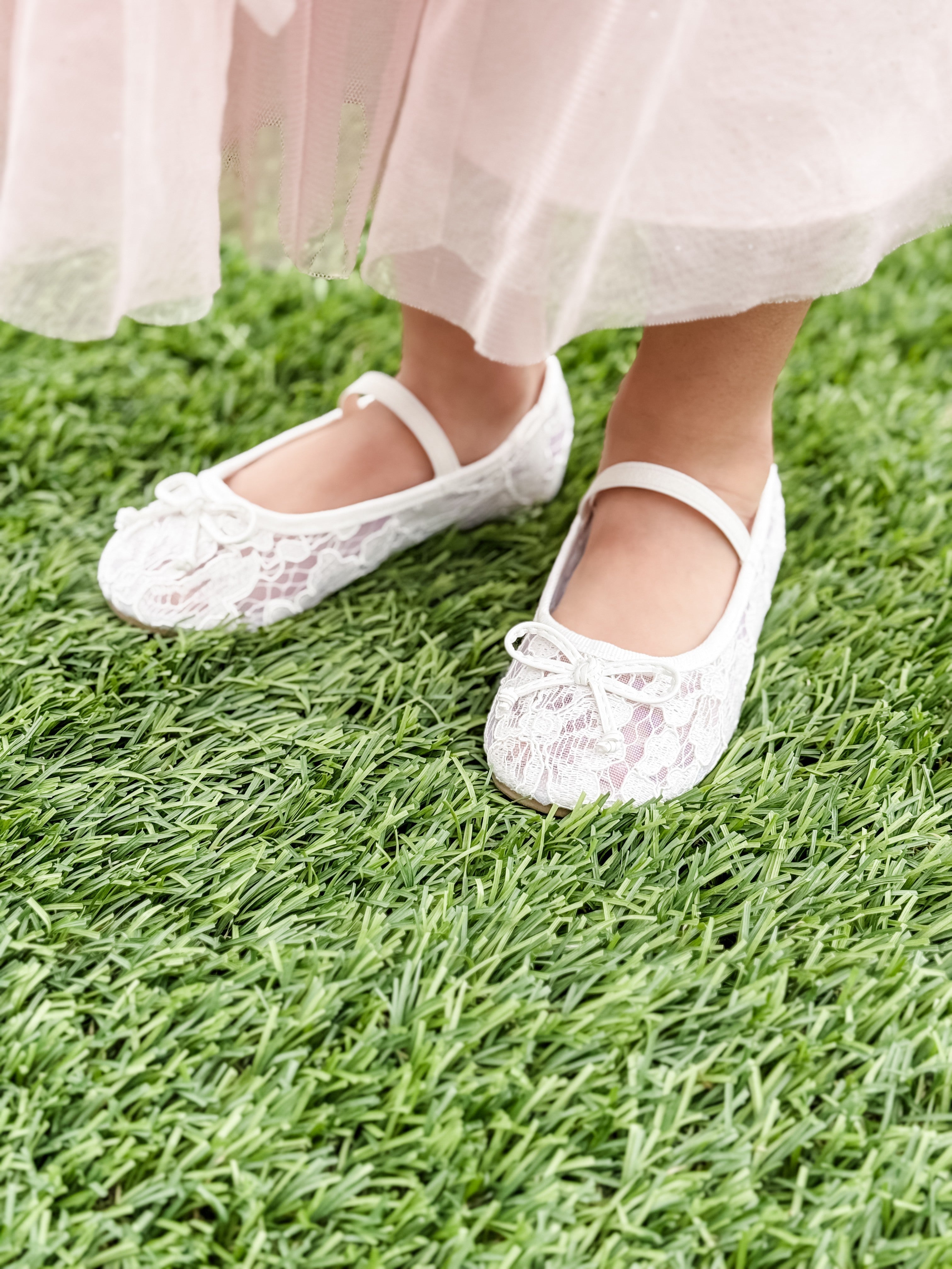 Enna Lace Ballet Flat Shoes (kids)